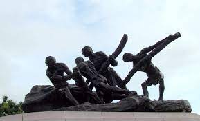 Triumph of labour statuue @Marina beach