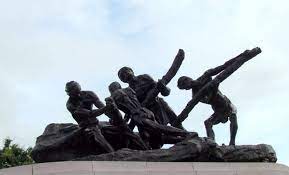 Triumph of labour statuue @Marina beach