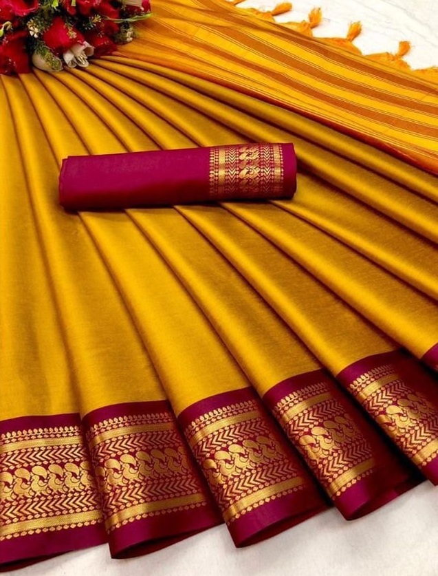 Cotton Silk Saree