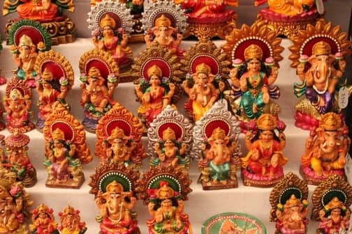 IDOLS of Ganeshj i& Lakshmi