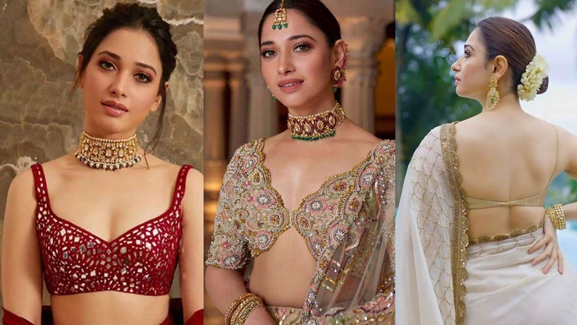 10 Latest Bridal Blouse Designs for Wedding Saree with Simple Designs