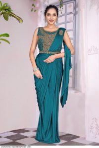 Prestiched Saree