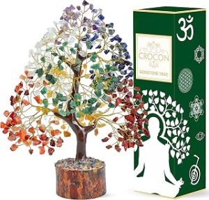 Crocon Seven Chakra Tree of Life for Positive Energy - Feng Shui Decor,